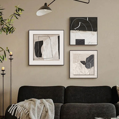 Abstract Textured Framed Art Homeandso