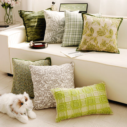 Decorative Leaf Pattern Pillow
