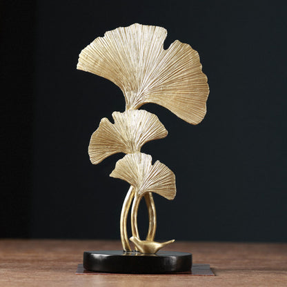 Decorative Ginkgo Leaf Sculpture Homeandso