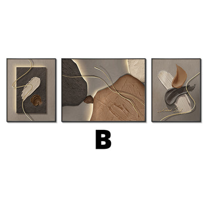 Abstract Textured Framed Wall Art Set Homeandso