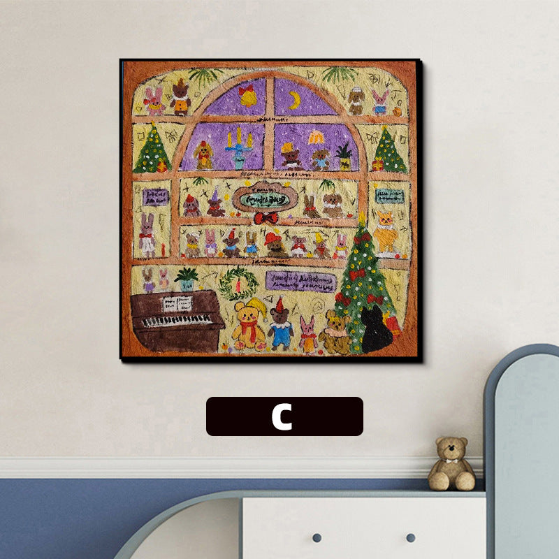 Whimsical Cat-Themed Decorative Wall Art Homeandso