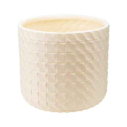 Textured Cylindrical Plant Container Homeandso