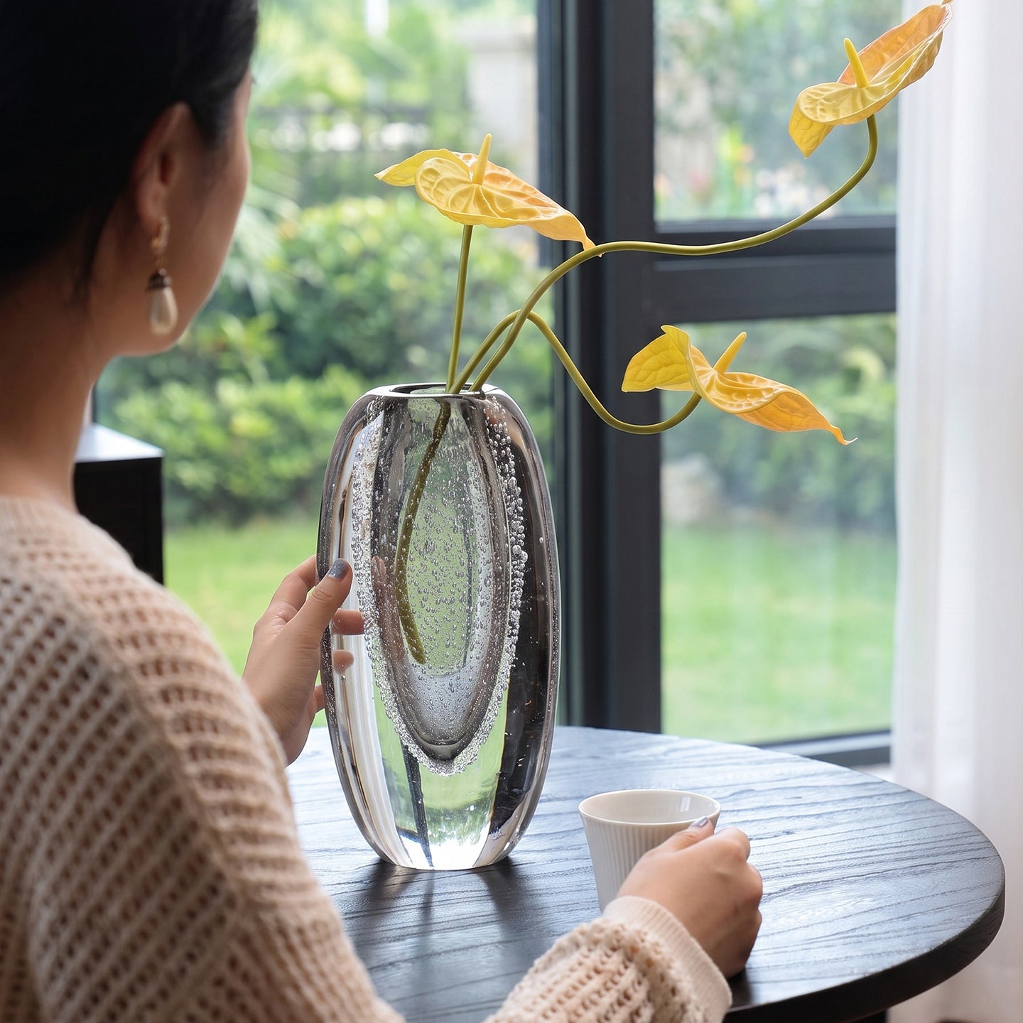 Artistic Glass Vase Homeandso