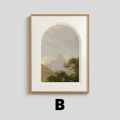 Aesthetic Framed Landscape Art Print Homeandso