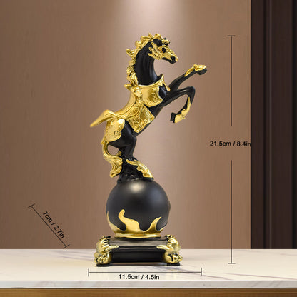 Decorative Equestrian Statue Homeandso