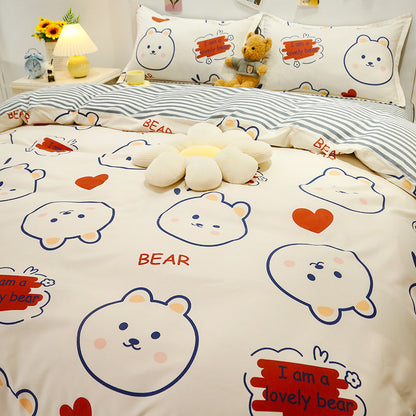 Fun Cartoon-Themed Duvet Cover Set Homeandso