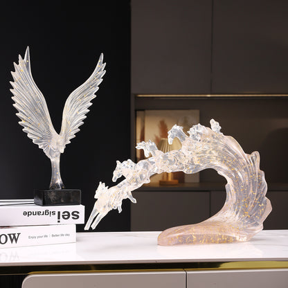 Elegant Decorative Eagle Sculpture Homeandso