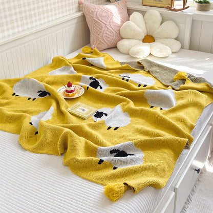 Home Decor Cozy Throw Blanket for Bedroom Comfort