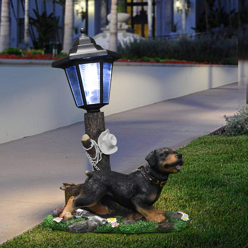 Decorative Dog Lantern Homeandso