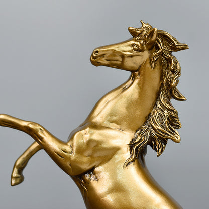 Decorative Rearing Horse Statue Homeandso