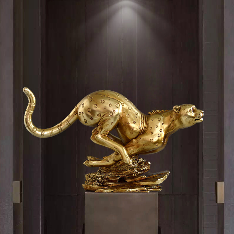 Decorative Leopard Figurine Homeandso