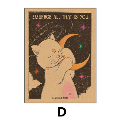 Cute Cat-Inspired Framed Wall Art Homeandso