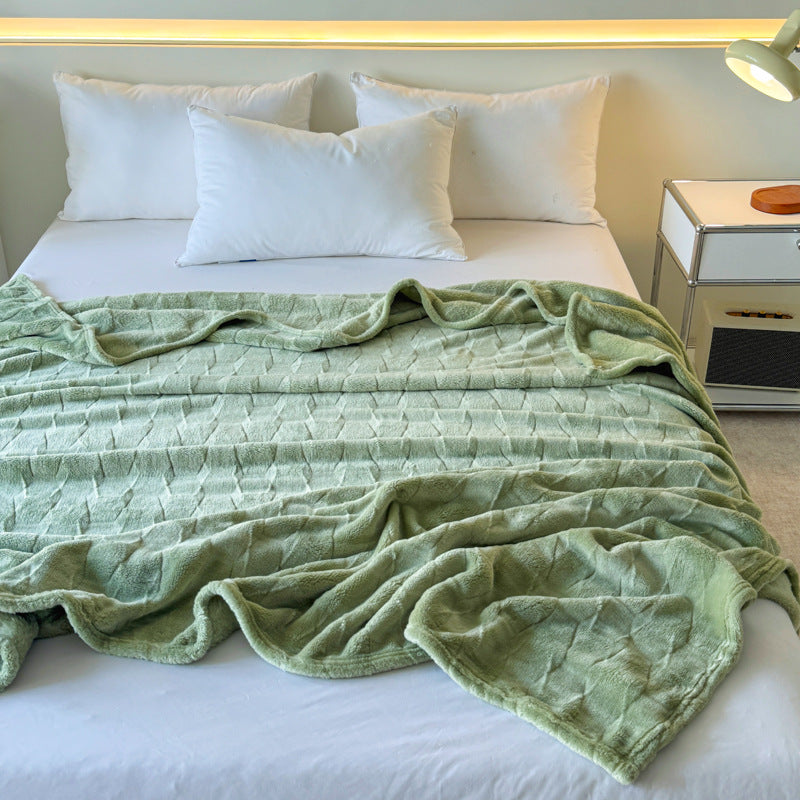 Plush Fleece Throw Blanket