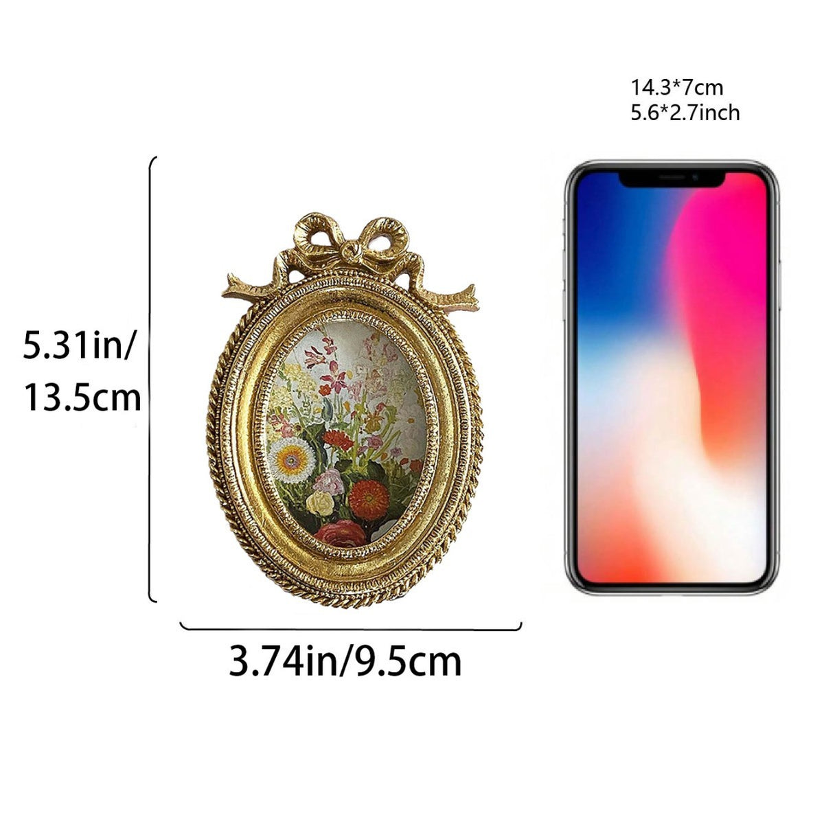 Ornate Floral Picture Frame Homeandso