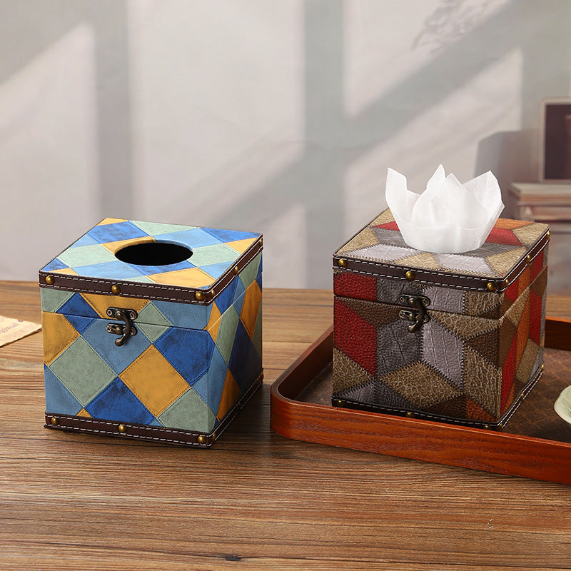 Decorative Square Tissue Box Holder Homeandso