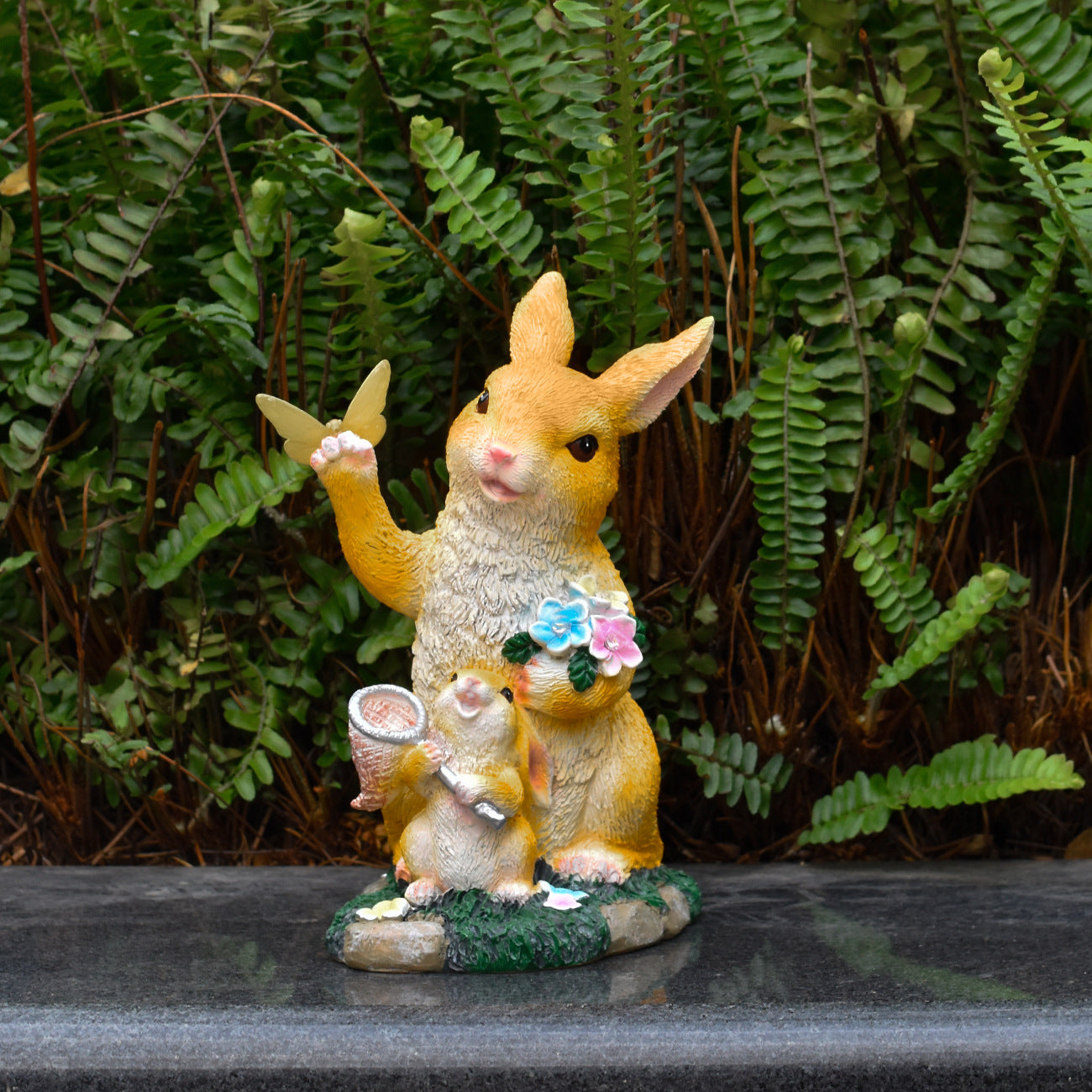 Whimsical Rabbit Figurine Homeandso