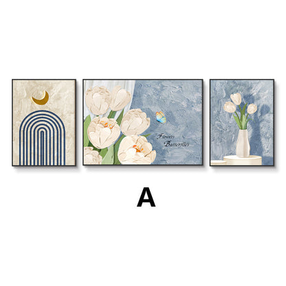 Decorative Framed Triptych Art Print Homeandso