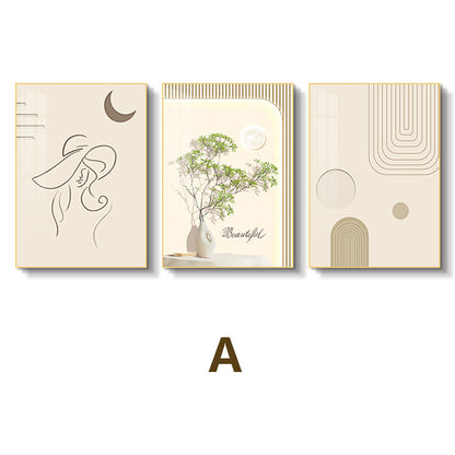 Abstract Botanical Framed Art Prints Homeandso