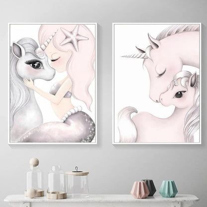 Fantasy-Themed Art Print Set Homeandso