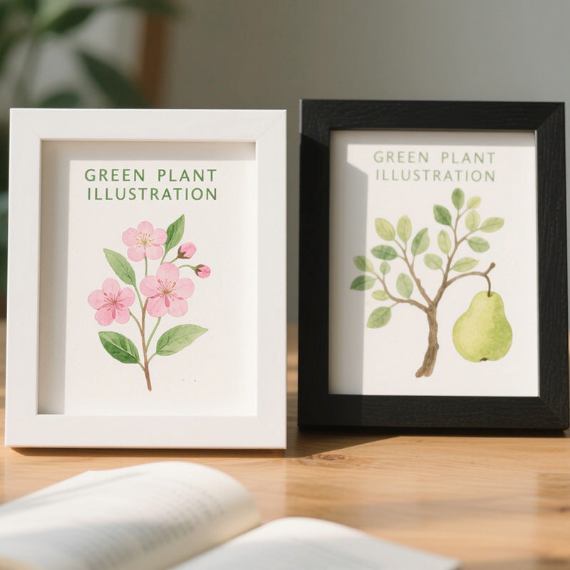 Framed Botanical Illustration Art