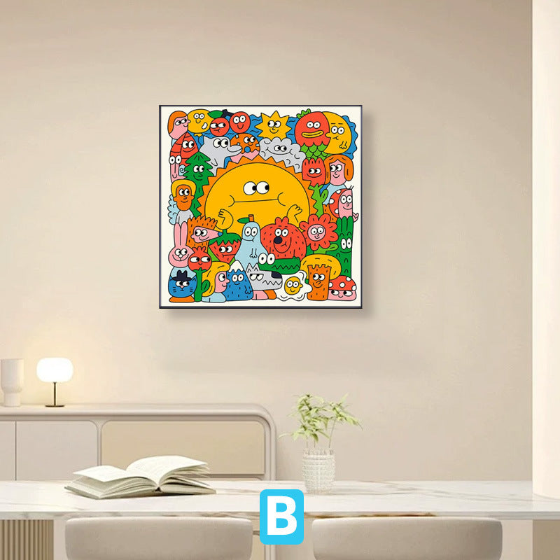 Whimsical Forest Creature Illustration Art Print Homeandso
