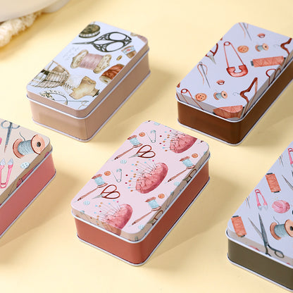 Artistic Sewing Supplies Storage Tin Homeandso