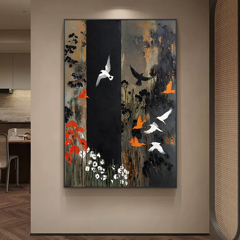 Asian-Inspired Decorative Framed Wall Art Homeandso