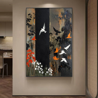 Asian-Inspired Decorative Framed Wall Art Homeandso