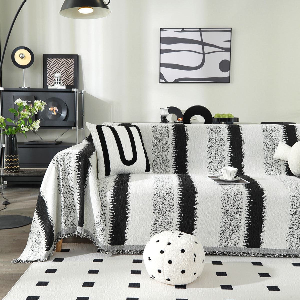 Woven Textured Throw Blanket