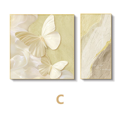 Elegant Butterfly and Floral Wall Art Homeandso