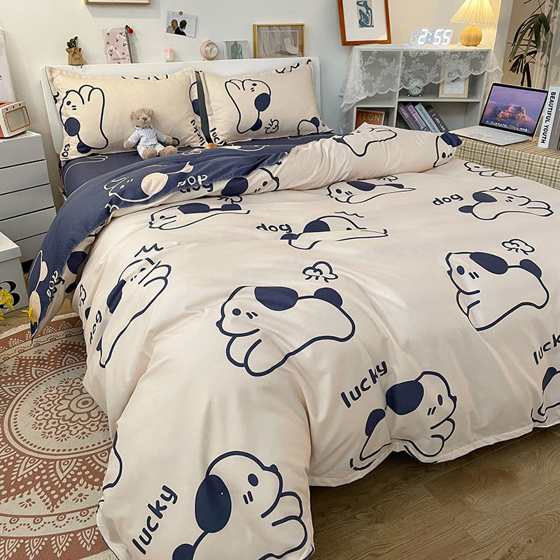 Playful Animal-Themed Duvet Cover Set Homeandso