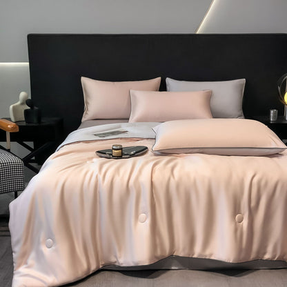 Decorative Luxurious Silk Bedding Set Homeandso