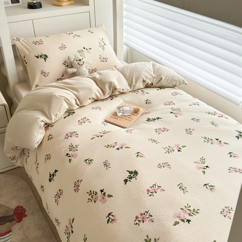 Polka Dot Patterned Duvet Cover Set