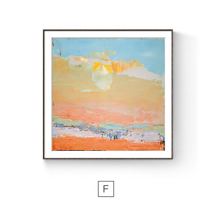 Artistic Coastal Landscape Wall Art Homeandso