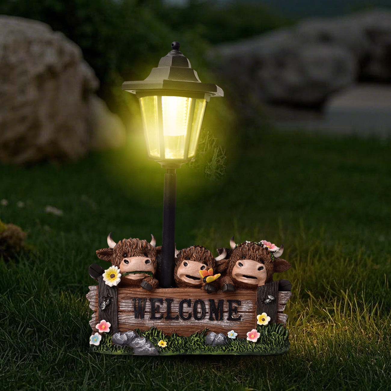 Solar-Powered Garden Lantern Homeandso