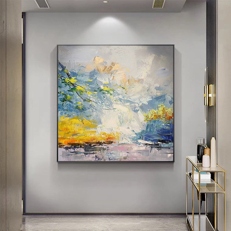 Textured Landscape Oil Painting Homeandso