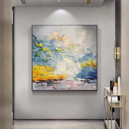 Textured Landscape Oil Painting Homeandso