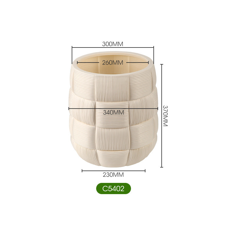 Decorative Textured Plant Pot Homeandso