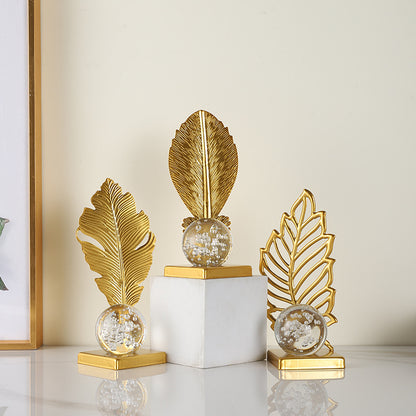 Decorative Ginkgo Leaf Sculpture Homeandso