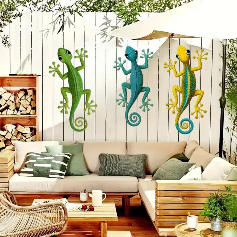 Decorative Cartoon Lizard Wall Art Homeandso