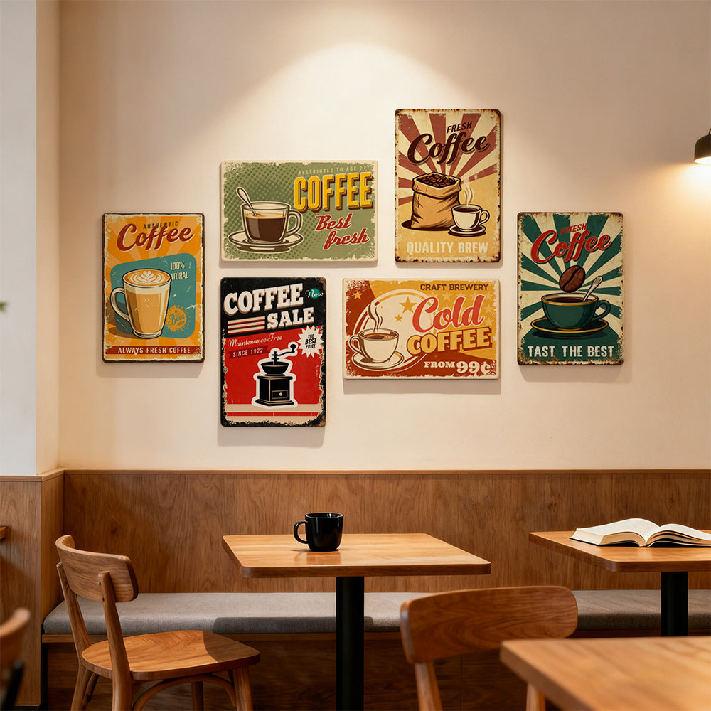 Vintage-Inspired Metal Sign Homeandso