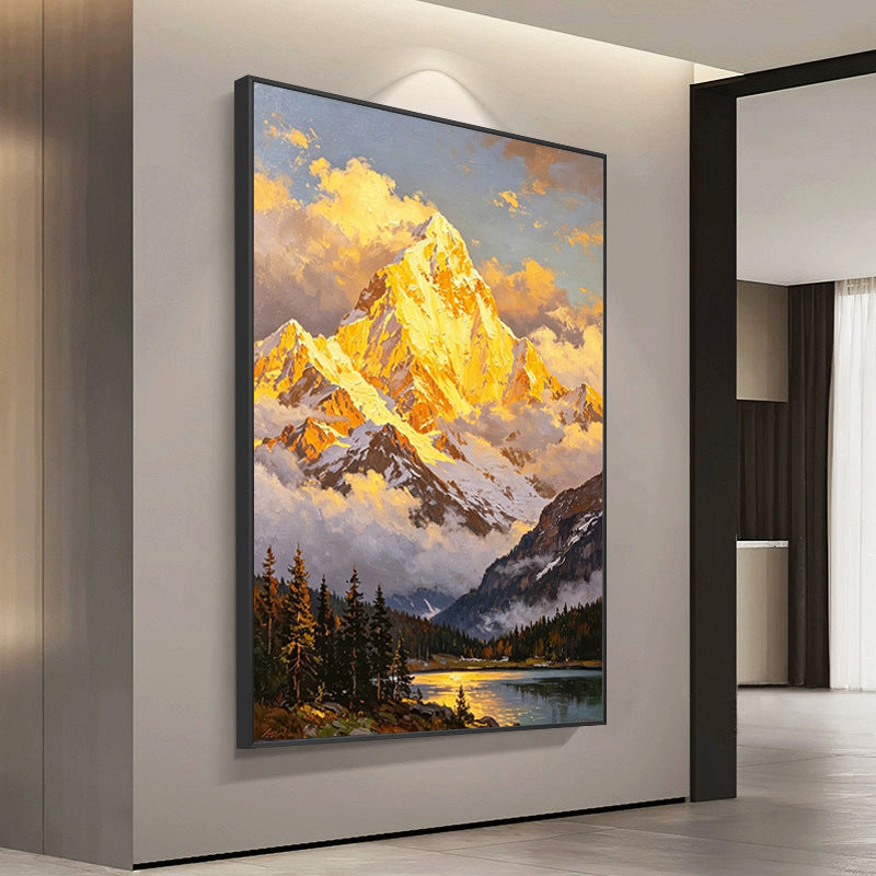 Majestic Mountain Range Canvas Art Homeandso
