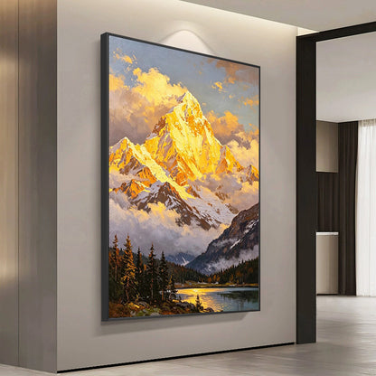 Majestic Mountain Range Canvas Art Homeandso