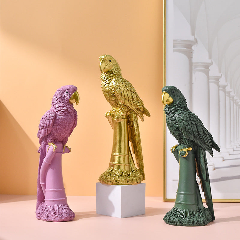 Decorative Parrot Figurine Homeandso