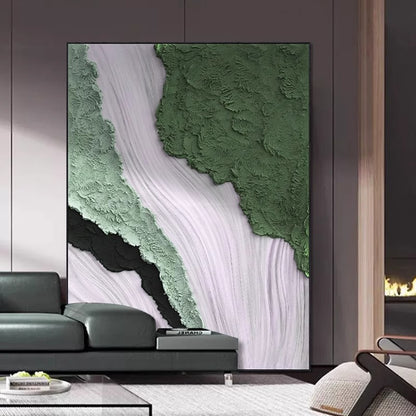 Abstract Textured Oil Painting Homeandso