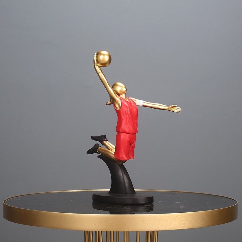 Dynamic Basketball Player Figurine Homeandso