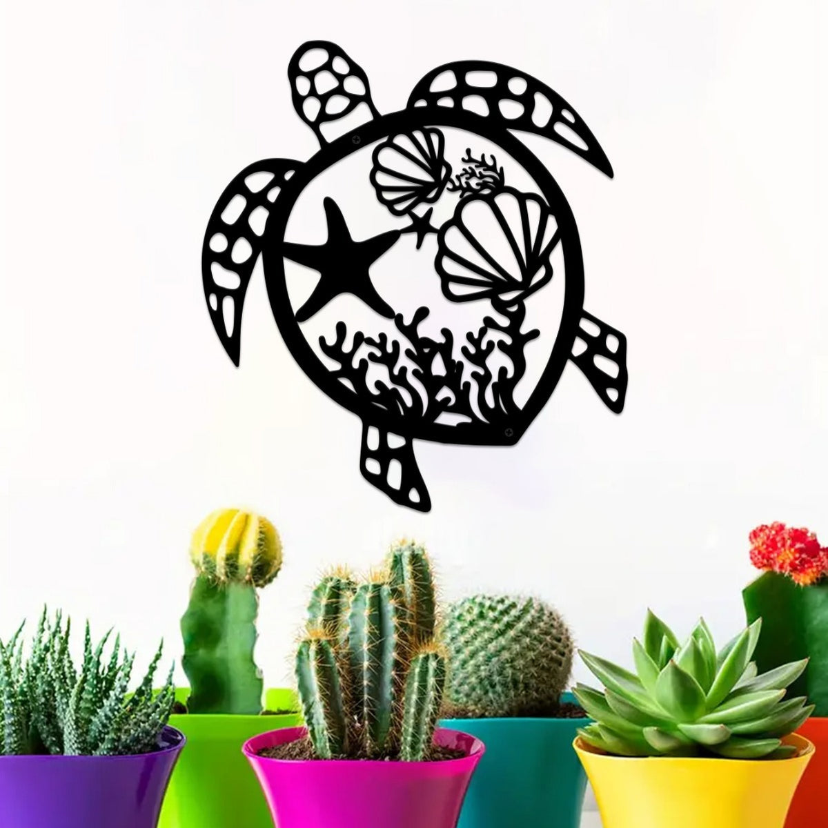 Detailed Sea Life Wall Decoration Homeandso