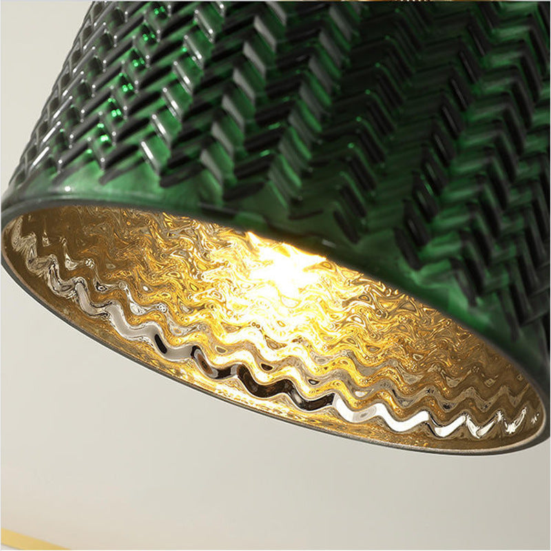 Vintage Glass Pendant Light