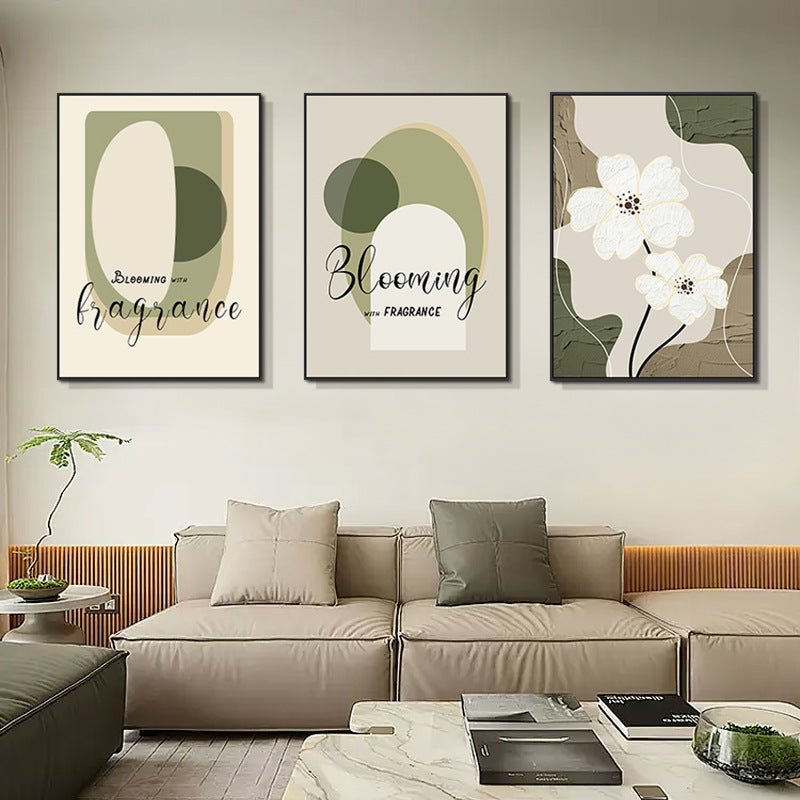 Floral Abstract Canvas Wall Art Homeandso