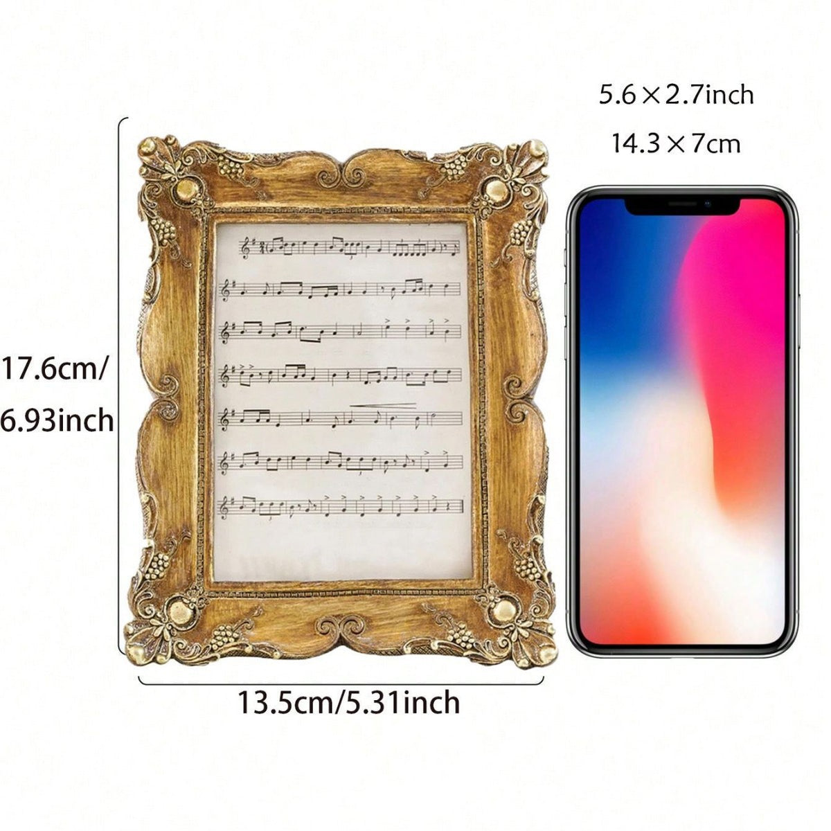 Ornate Floral Picture Frame Homeandso
